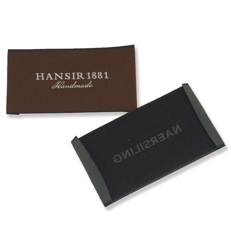 厂家批发服装织唛领标 对折标测标唛头商标LOGO设计草莓视频污在线适用服装