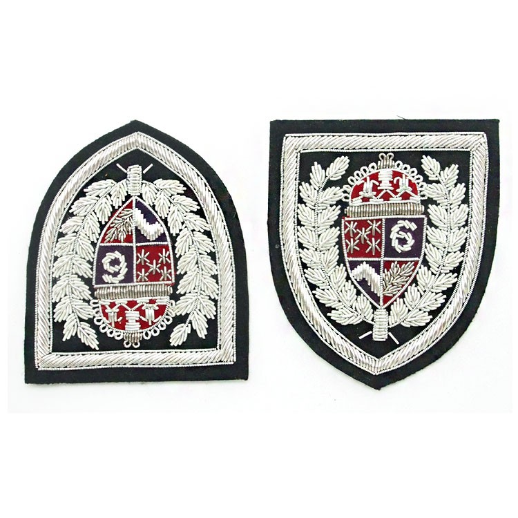 金属丝徽章东莞厂家批发定做印度绣布贴服装箱包鞋帽立体绣布贴